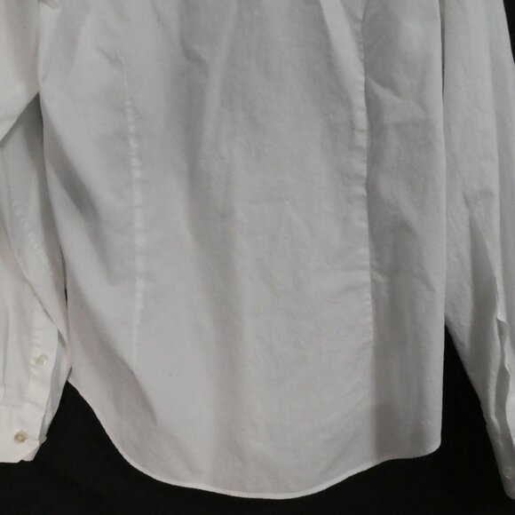 MATINIQUE | size 19/40 - medium | White Button-Up Dress Shirt | No Pockets - Picture 12 of 14